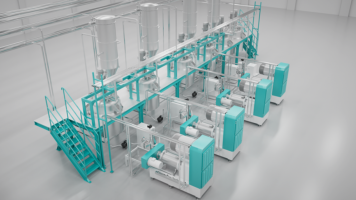 Bead Mill Silicon-Carbon  Anode Production Line Solution